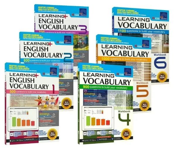 新加坡词汇练习册SAP Learning Vocabulary – 6 Book Set – 李子栗子梨